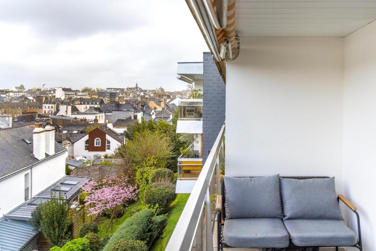Grand Appartement De Standing Avec Terrasse Vue Port Au Centre De Vannes Luaran gambar